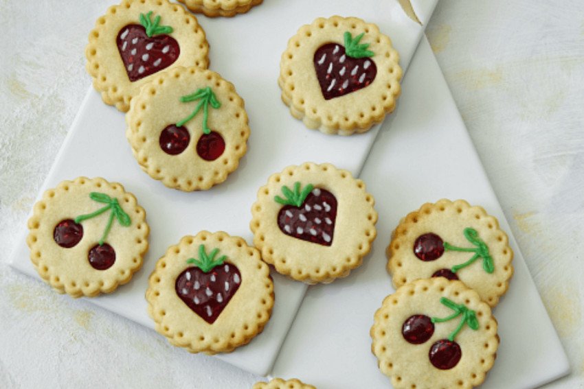 Linecké ovocné koláčiky ako od 12 mesiačikov