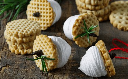 Arašidové oriešky zo snehových pusiniek