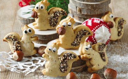 Veselé orieškové veveričky