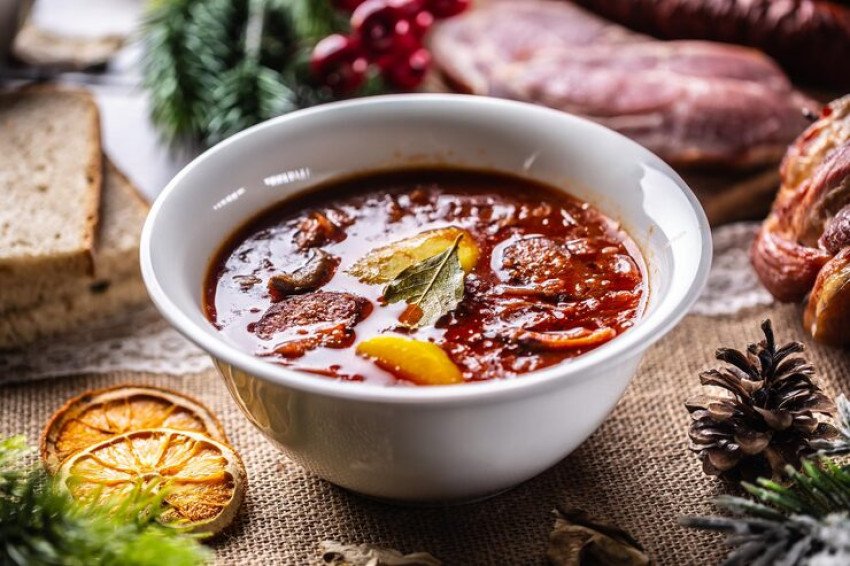 Ľahšia vianočná kapustnica bez smotany