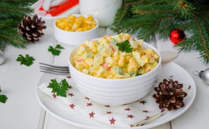 Fit vianočný šalát