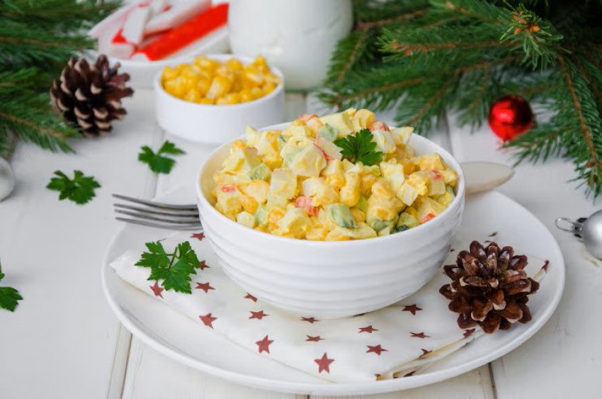 Fit vianočný šalát