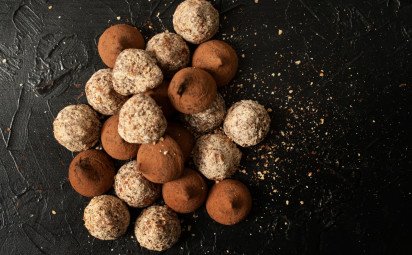 Proteínové vianočné guličky (10 minútovka)