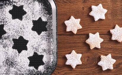 Mandľové hviezdičky bez múky
