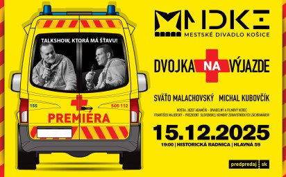 Mestské divadlo Košice premiérovo uvedie novú zábavnú talkshow DVOJKA NA VÝJAZDE
