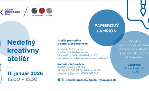 Nedeľný kreatívny ateliér: Papierový lampión