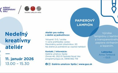 Nedeľný kreatívny ateliér: Papierový lampión
