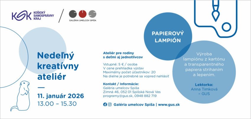 Nedeľný kreatívny ateliér: Papierový lampión