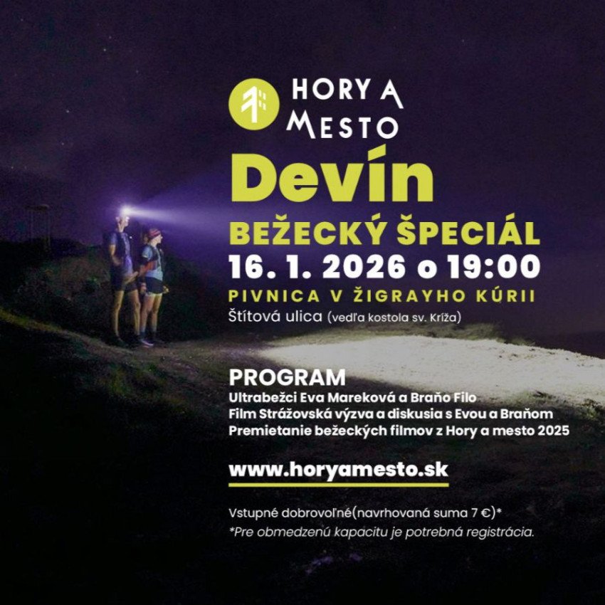Bežecký špeciál na Devíne? Nenechajte si ujsť skvelý program