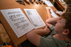 Prázdniny v múzeu_pisárska dielňa