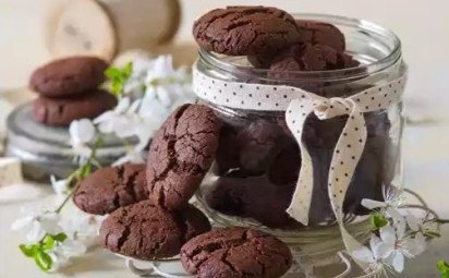 Kakaové cookies s prírodným kakaom