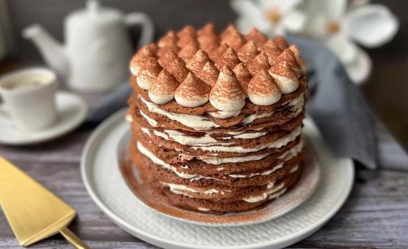 Palacinková torta Tiramisu