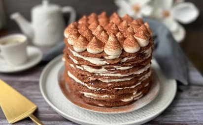 Palacinková torta Tiramisu