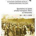 Podujatie venované spomienke na prvý transport Židov zo Slovenska