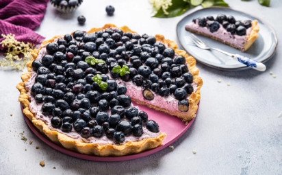 Koláč s čučoriedkovou náplňou