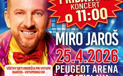 Rodinná disko show Mira Jaroša prichádza už budúci týždeň – Bratislava bude patriť celým rodinám