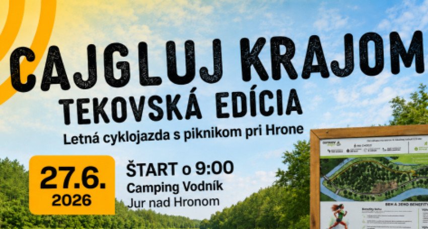 REGIÓN TEKOV POZÝVA NA CYKLOPIKNIK AJ HODOVÝ JARMOK