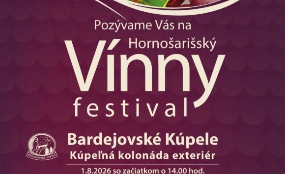Dobré víno a hudba pozývajú do Bardejovských Kúpeľov