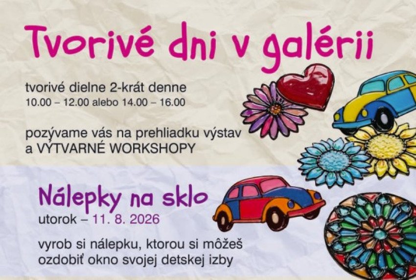 Tvorivé dni v galérii
