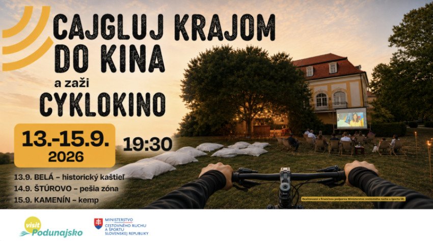 PODUNAJSKO CHYSTÁ TRI FILMOVÉ VEČERY POD HOLÝM NEBOM