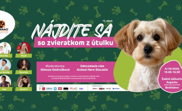 Útulky z celého Slovenska mieria do Bratislavy!