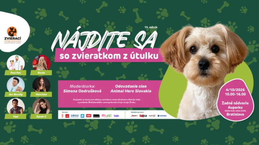 Útulky z celého Slovenska mieria do Bratislavy!